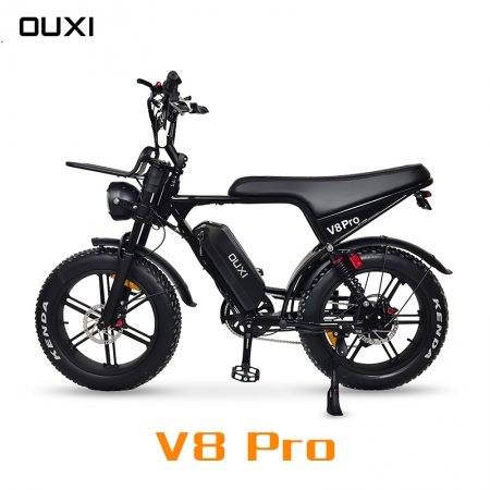 OUXI V8 Pro Eu Warehouse Mountain Electrically Bike Bicycle Fat Tire Ebike Cheap 30AH 150KM Range Electric Bikes V8 Pro for Adults